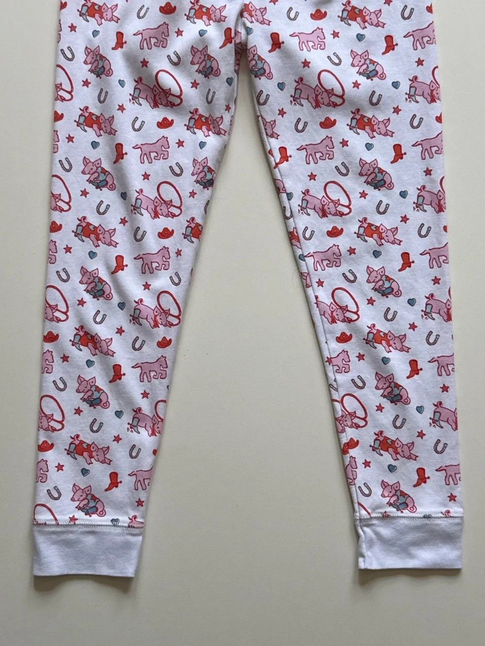 Roller Rabbit × Lilly Sisto Kids “Piggy Up” Pajama Set - Size 8Y